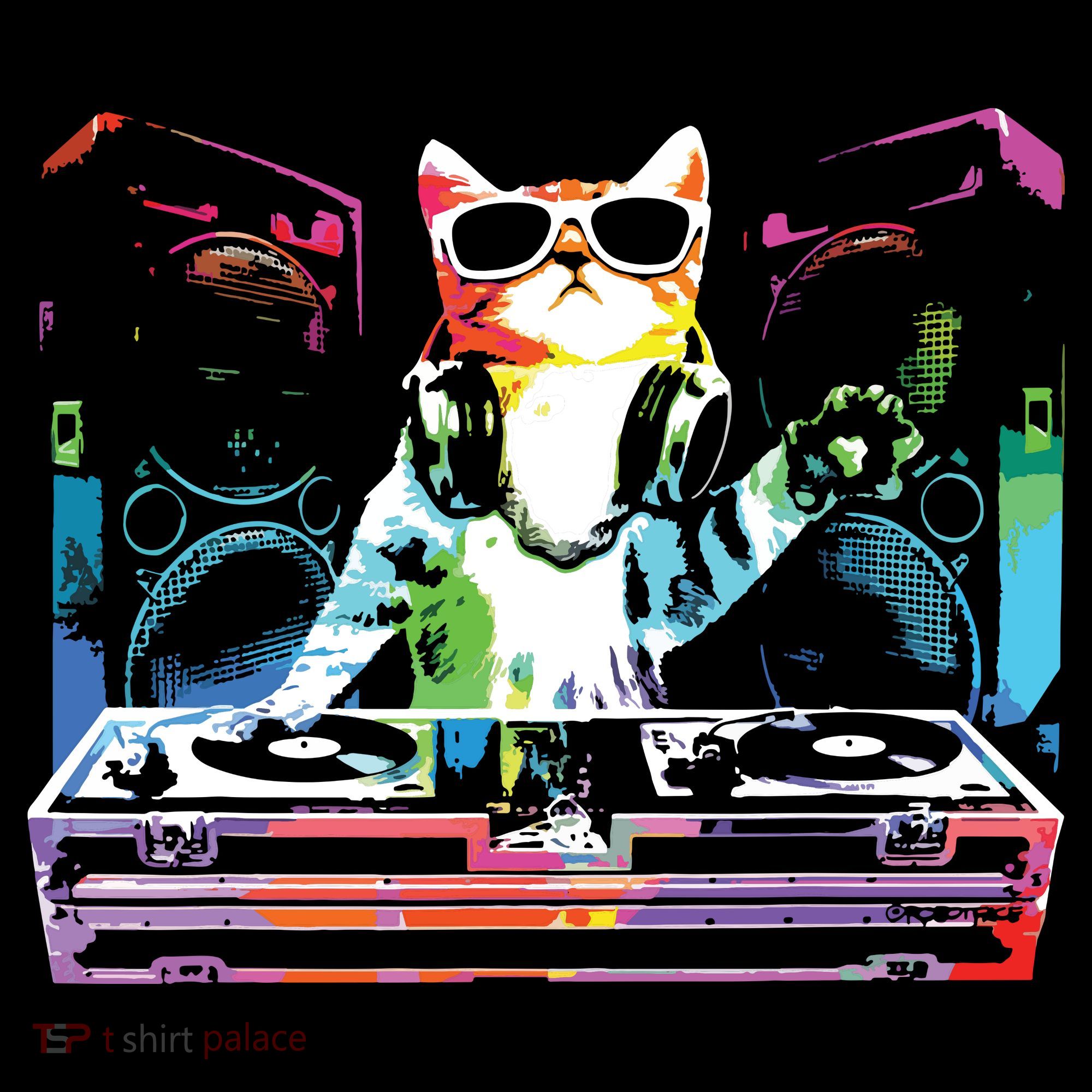HOUSE CAT New DJ Cat Kitty Mousepad