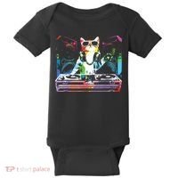 HOUSE CAT New DJ Cat Kitty Baby Bodysuit thumb 0