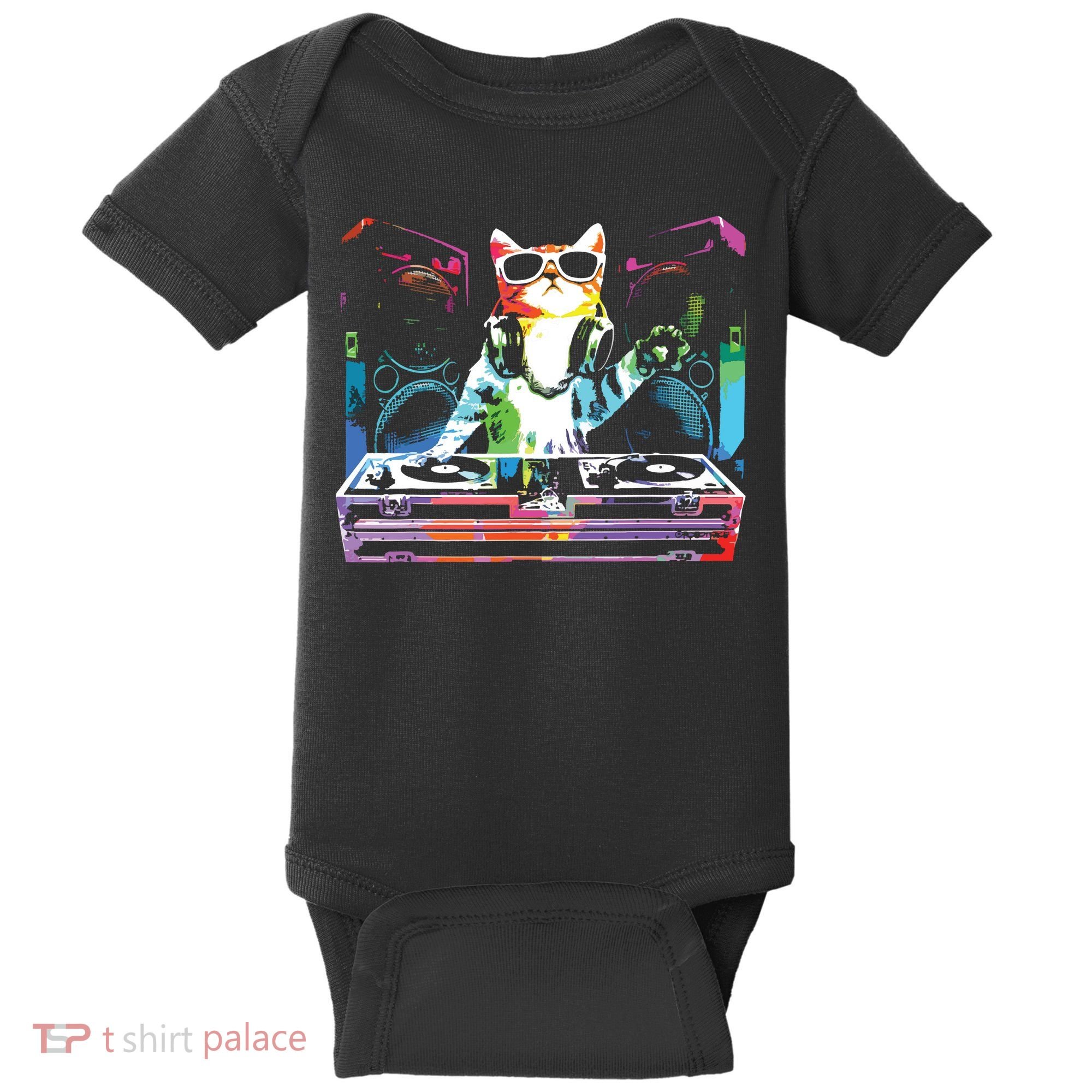 HOUSE CAT New DJ Cat Kitty Baby Bodysuit