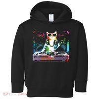 HOUSE CAT New DJ Cat Kitty Toddler Hoodie thumb 0