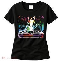 HOUSE CAT New DJ Cat Kitty Women's T-Shirt thumb 0