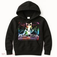 HOUSE CAT New DJ Cat Kitty Kids Hoodie thumb 0