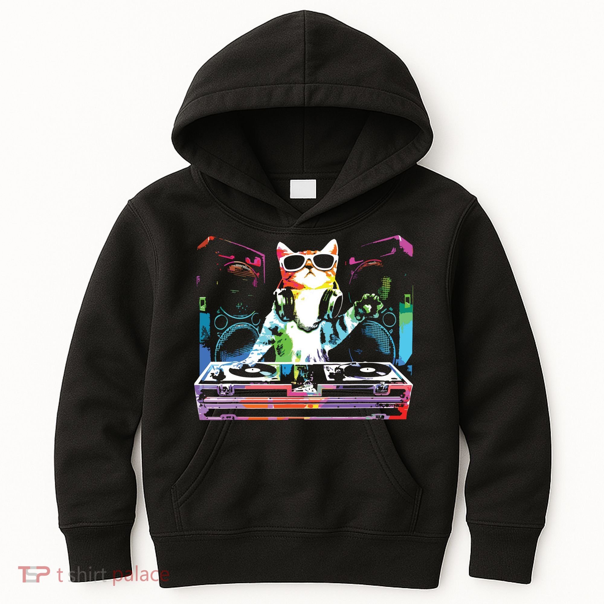 HOUSE CAT New DJ Cat Kitty Kids Hoodie