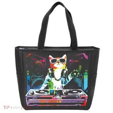 HOUSE CAT New DJ Cat Kitty Tote Bag