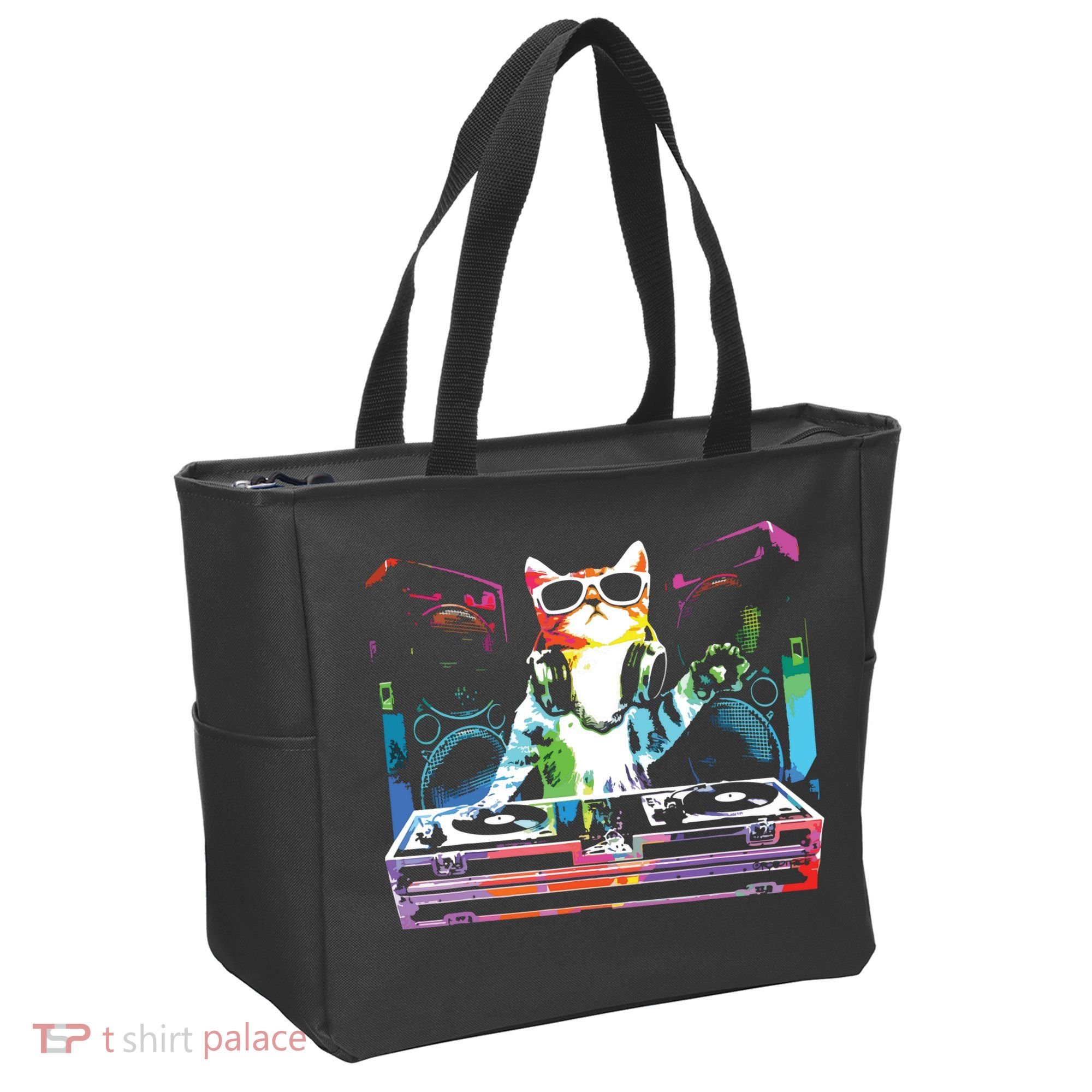 HOUSE CAT New DJ Cat Kitty Tote Bag
