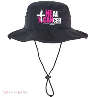Heal Cancer Nothing Is Impossible With God Breast Bucket Hat