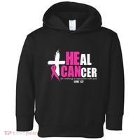Heal Cancer Nothing Is Impossible With God Breast Toddler Hoodie thumb 0