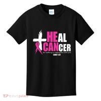 Heal Cancer Nothing Is Impossible With God Breast Kids T-Shirt thumb 0