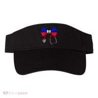 Haitian Coquette Nurse Stethoscope Bow Haiti Haitian Nurse Visor thumb 0