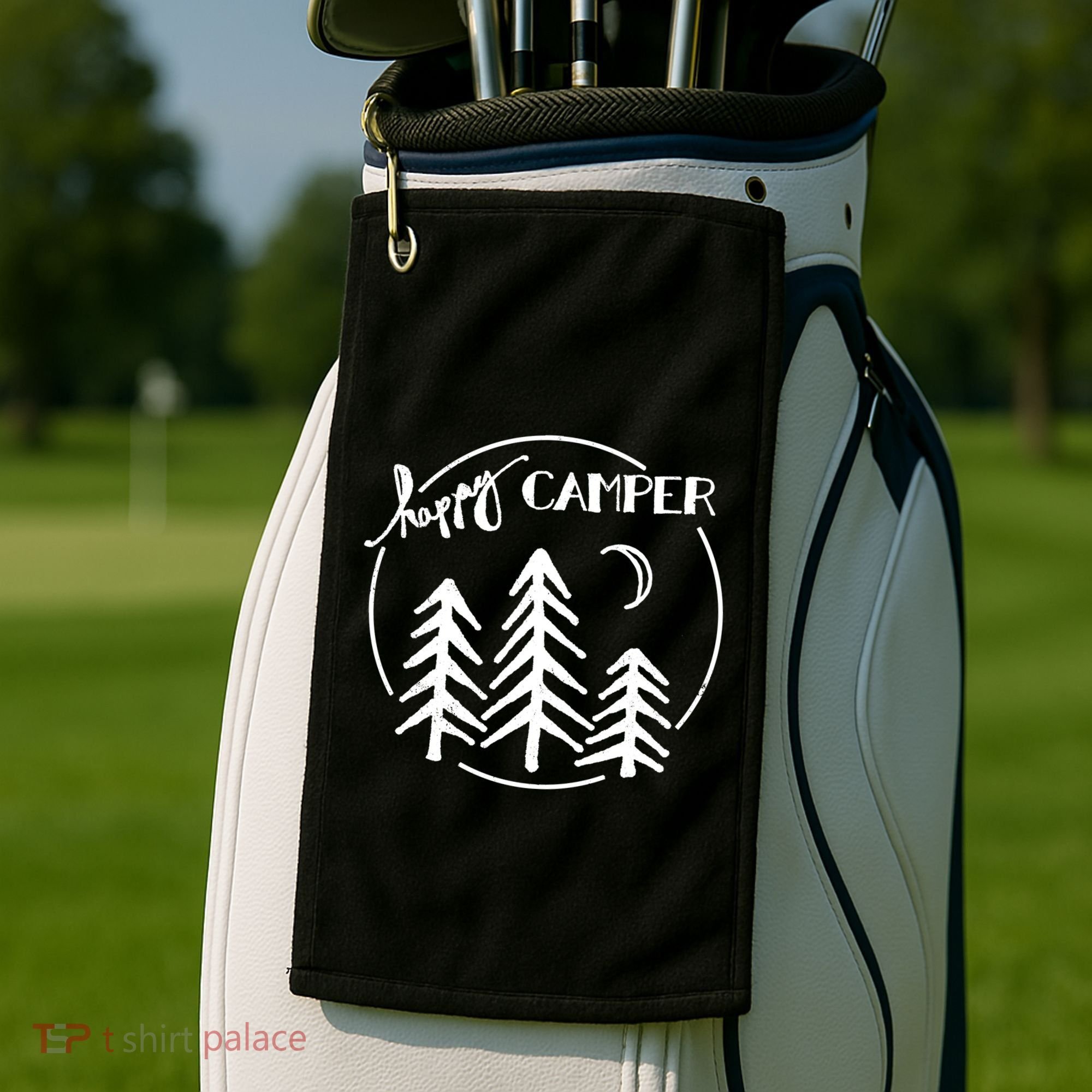 Happy Camper Nature Golf Towel