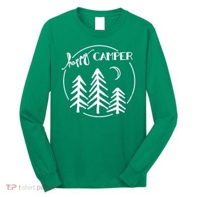 Happy Camper Nature Long Sleeve Shirt