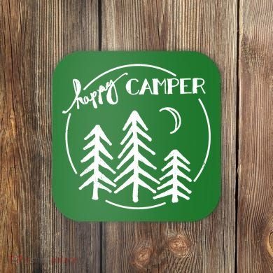Happy Camper Nature Coaster