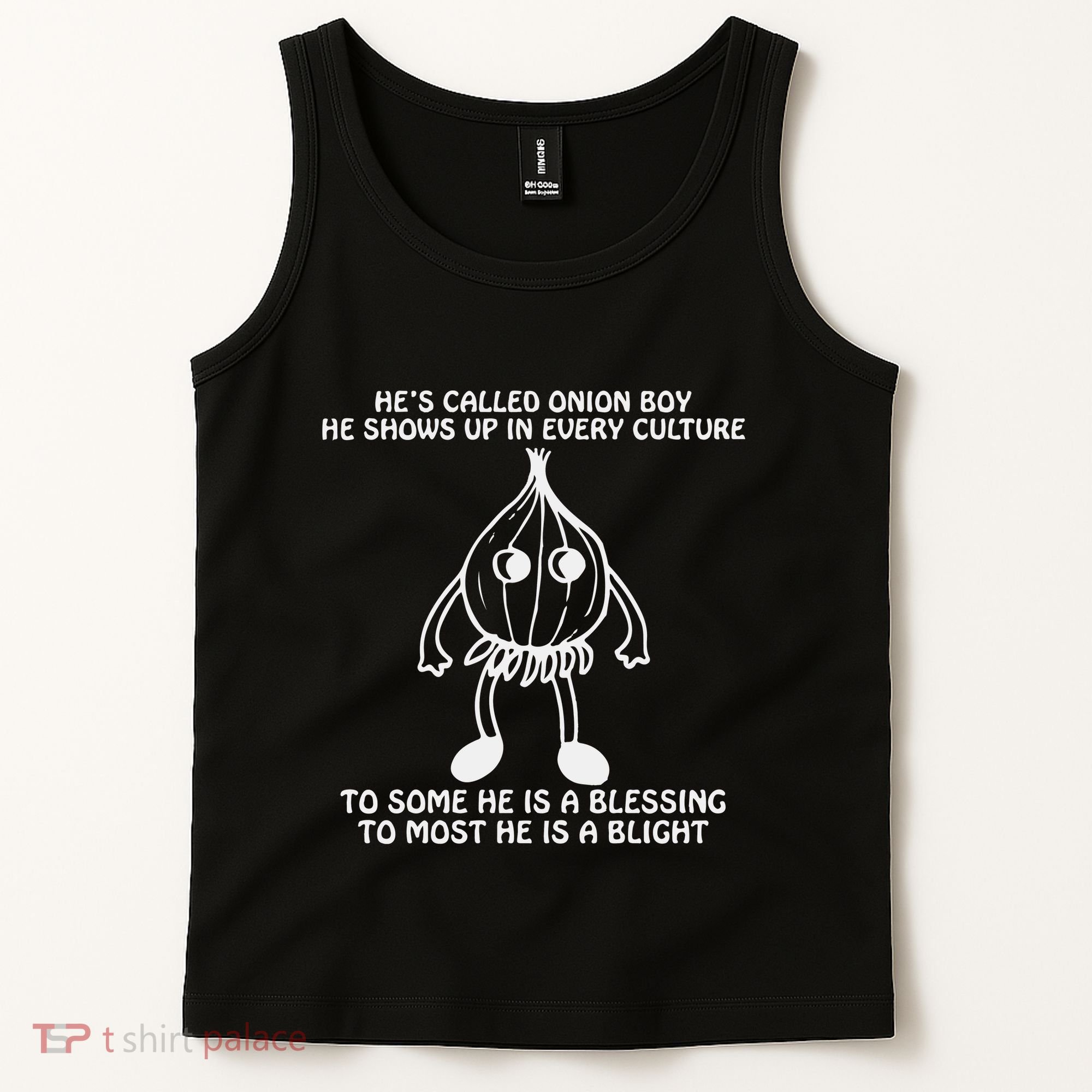 He’S Called Onion Boy He Shows Up In Every Culture Tank Top