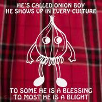 He’S Called Onion Boy He Shows Up In Every Culture Women's Flannel Plaid Pajama Pants thumb 2