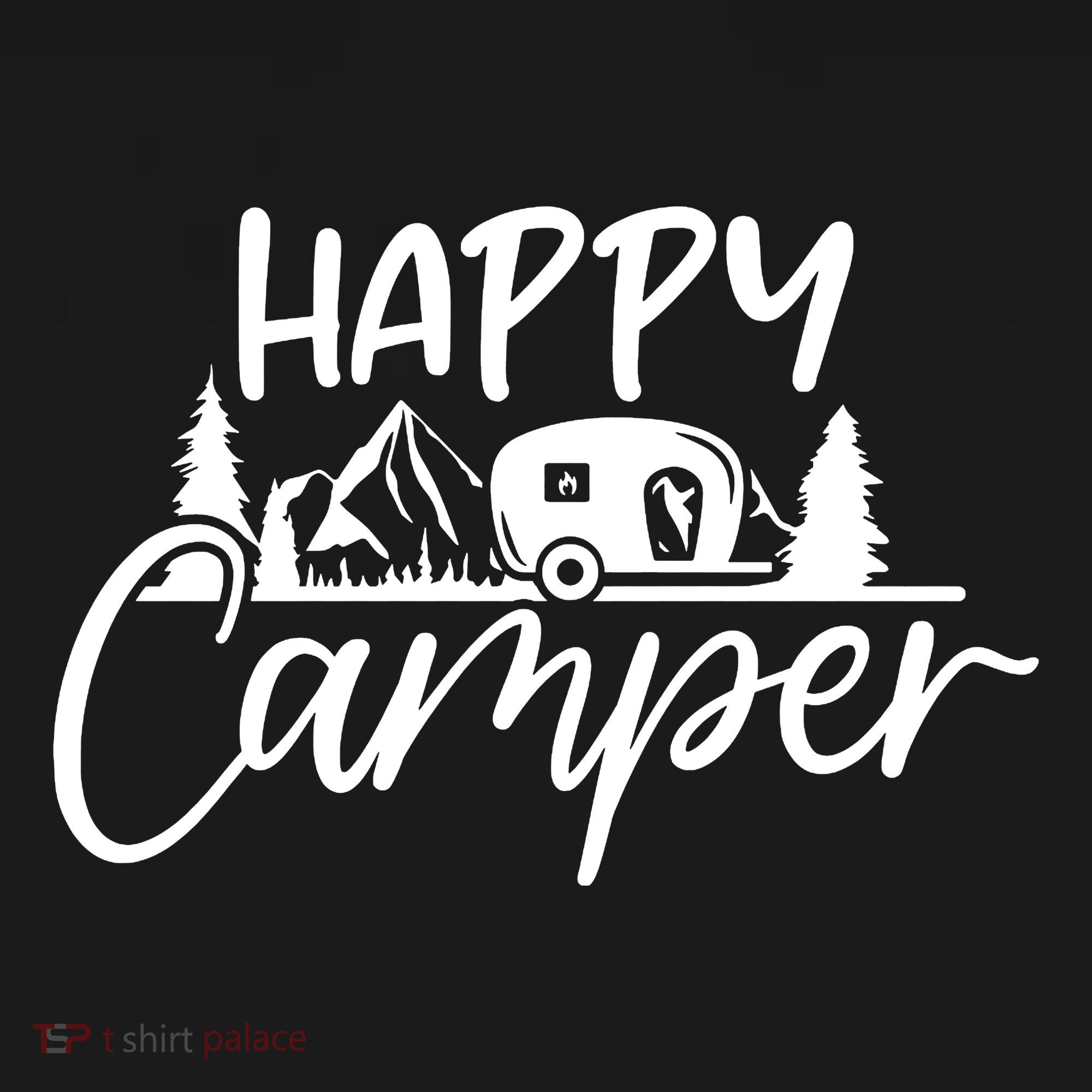 Happy Camper Outdoors Nature Doggie Tank