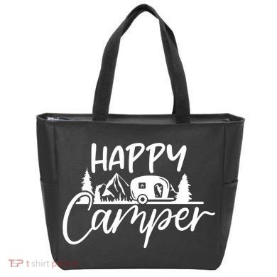 Happy Camper Outdoors Nature Tote Bag