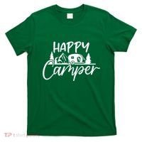 Happy Camper Outdoors Nature T-Shirt thumb 0