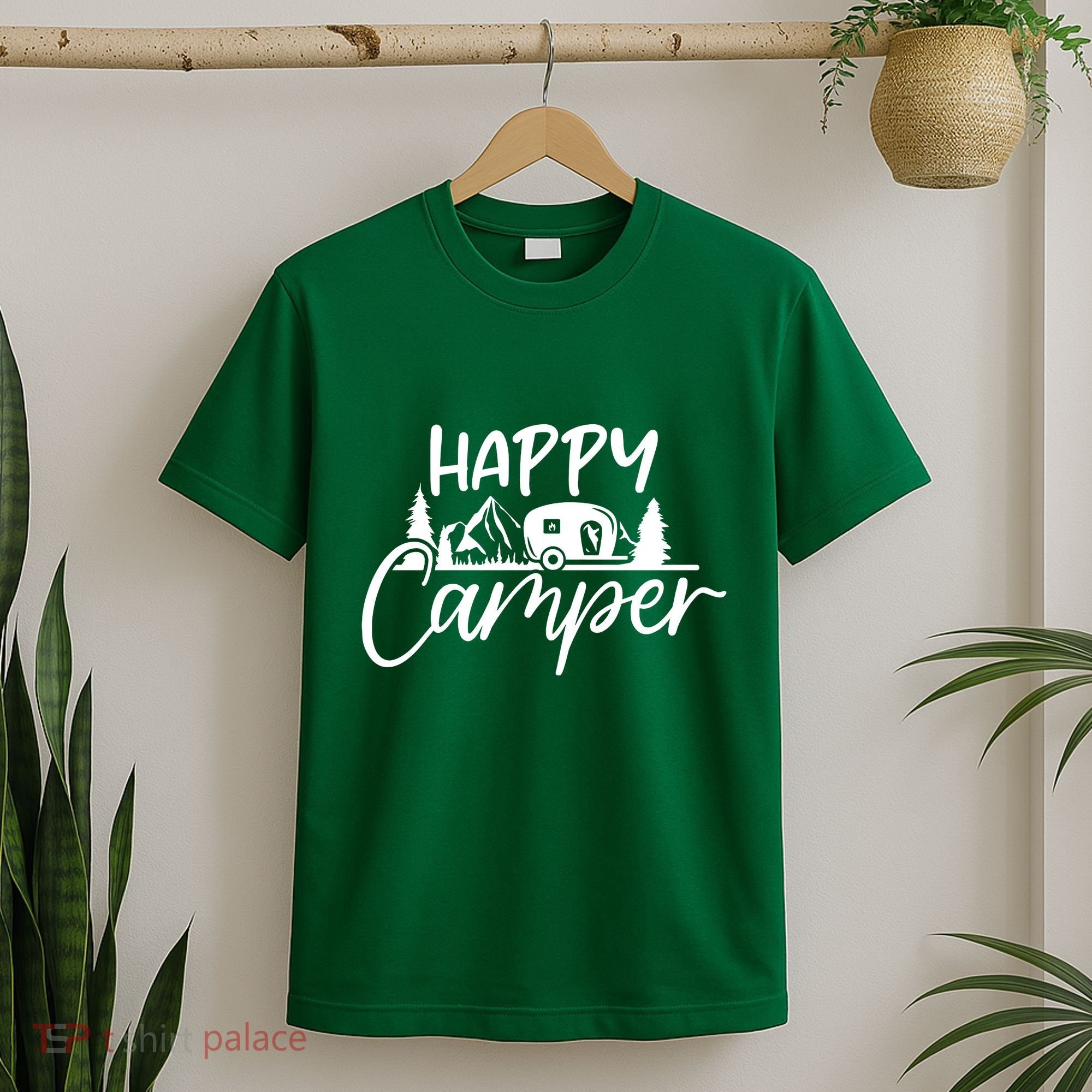 Happy Camper Outdoors Nature T-Shirt