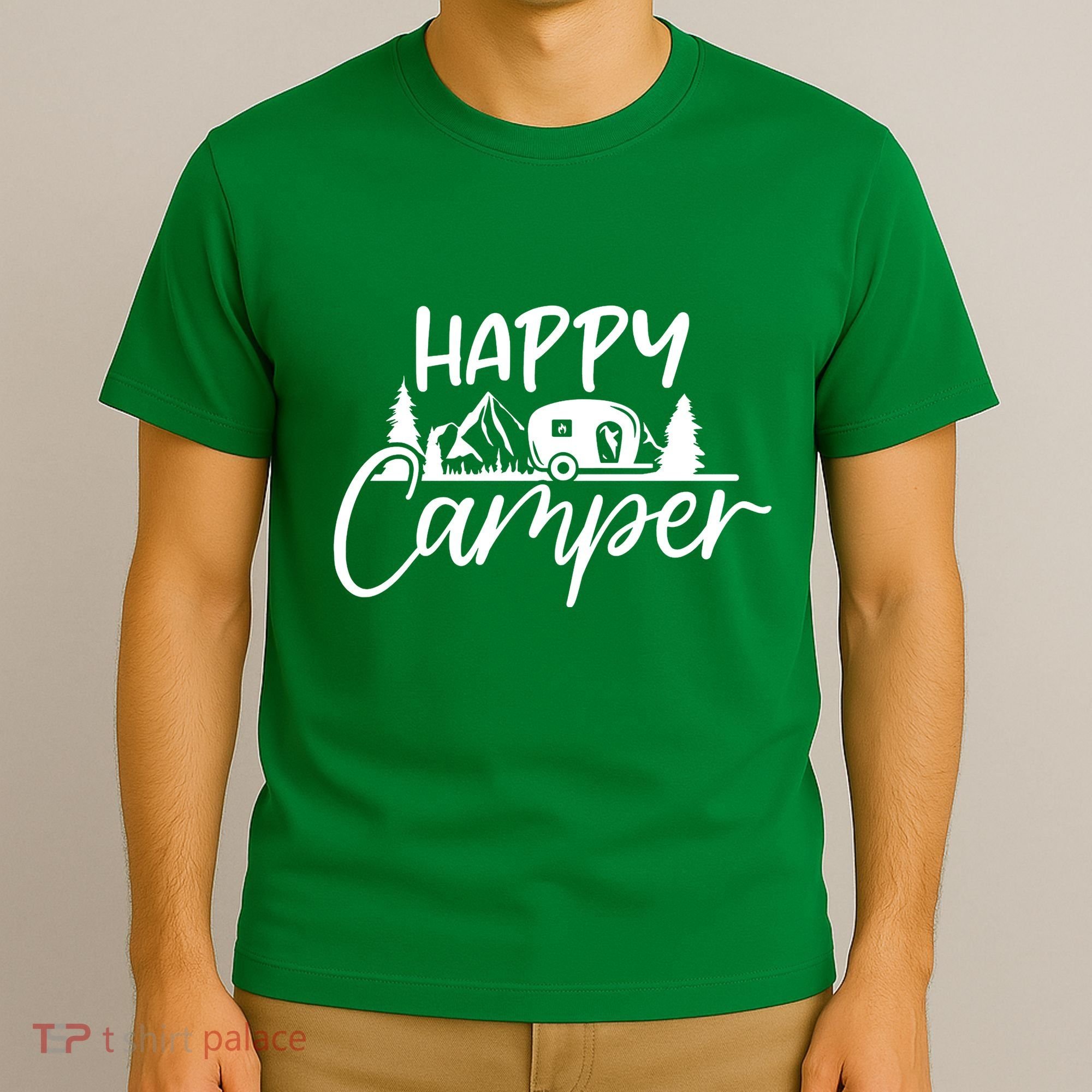 Happy Camper Outdoors Nature T-Shirt