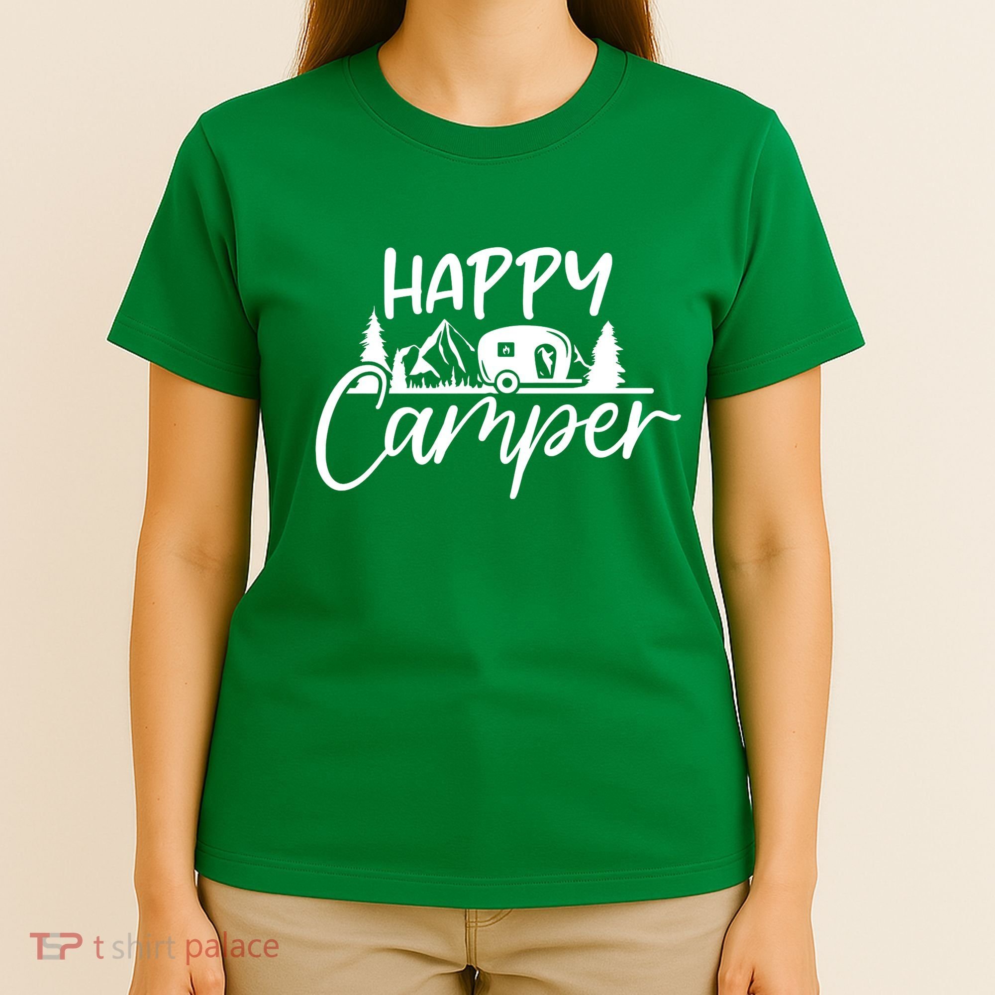 Happy Camper Outdoors Nature T-Shirt