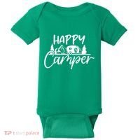 Happy Camper Outdoors Nature Baby Bodysuit thumb 0