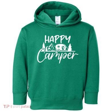 Happy Camper Outdoors Nature Toddler Hoodie