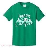 Happy Camper Outdoors Nature Kids T-Shirt thumb 0