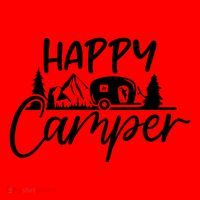 Happy Camper Outdoors Nature Santa Hat thumb 1