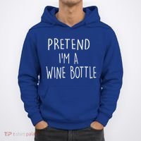 Halloween Costume Pretend I'm A Wine Bottle Simple Easy Hoodie thumb 0
