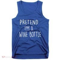 Halloween Costume Pretend I'm A Wine Bottle Simple Easy Tank Top thumb 0