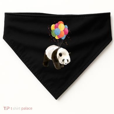 Happy Celebration Panda Balloon USA-Made Doggie Bandana