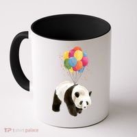 Happy Celebration Panda Balloon Coffee Mug thumb 0
