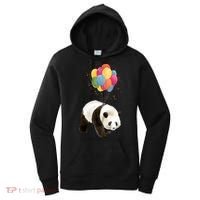 Happy Celebration Panda Balloon Women's Hoodie thumb 0