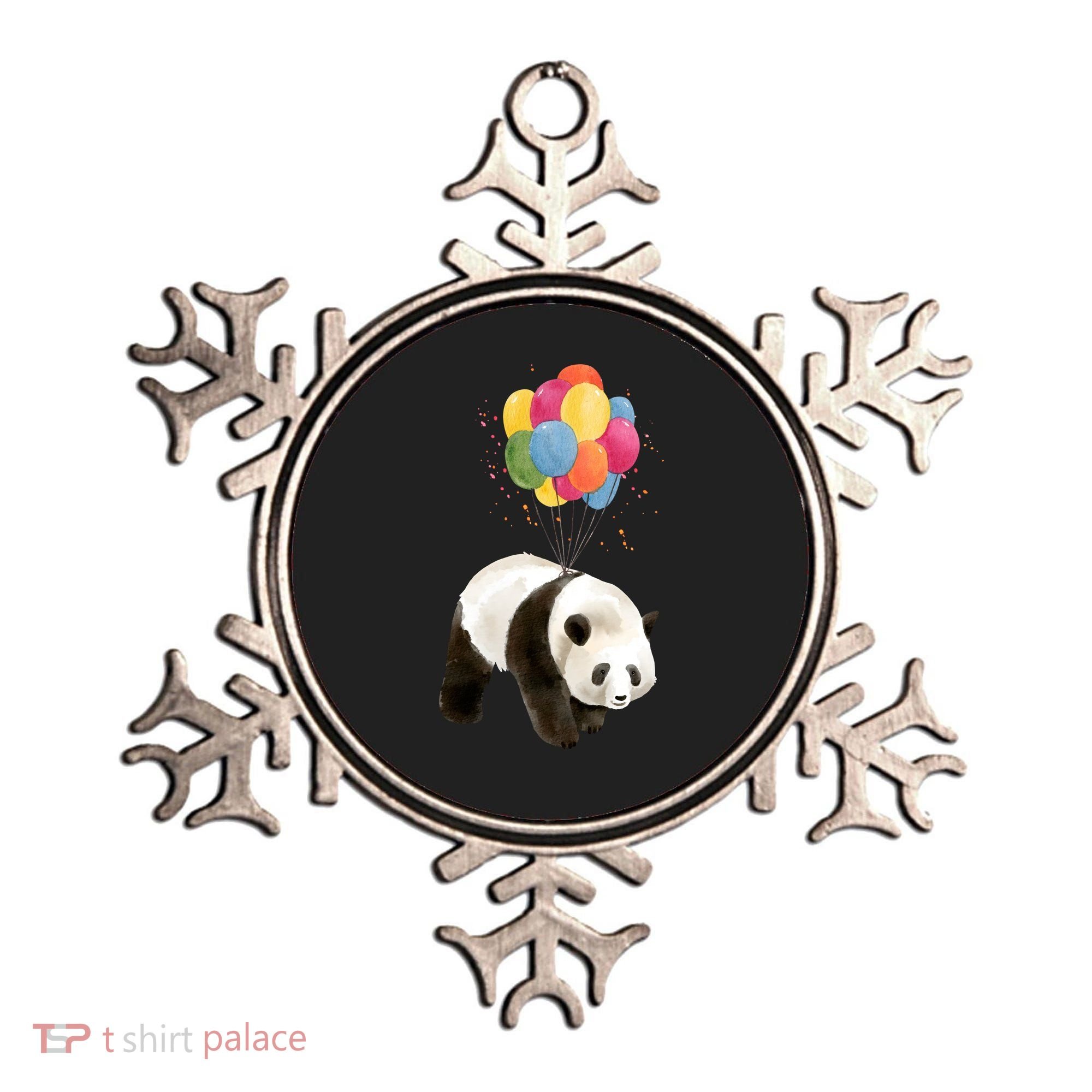 Happy Celebration Panda Balloon Ornament
