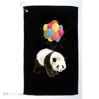 Happy Celebration Panda Balloon Golf Towel thumb 0