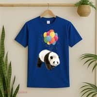 Happy Celebration Panda Balloon T-Shirt thumb 2
