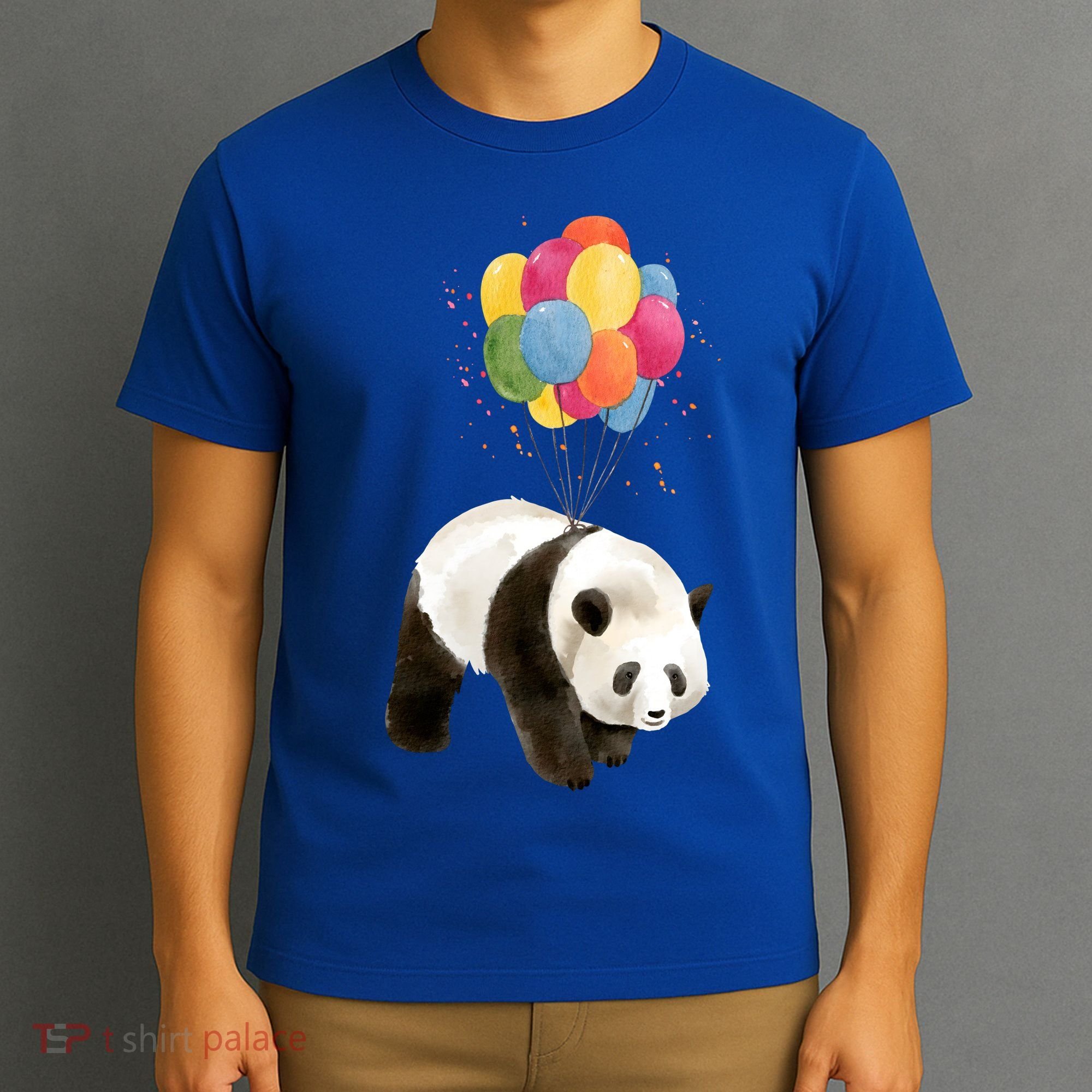 Happy Celebration Panda Balloon T-Shirt
