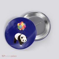 Happy Celebration Panda Balloon Button thumb 0