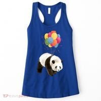 Happy Celebration Panda Balloon Women's Tank Top thumb 0