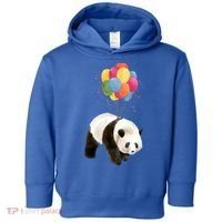 Happy Celebration Panda Balloon Toddler Hoodie thumb 0