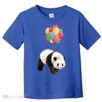 Happy Celebration Panda Balloon Toddler T-Shirt thumb 0