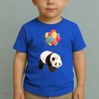 Happy Celebration Panda Balloon Toddler T-Shirt thumb 2