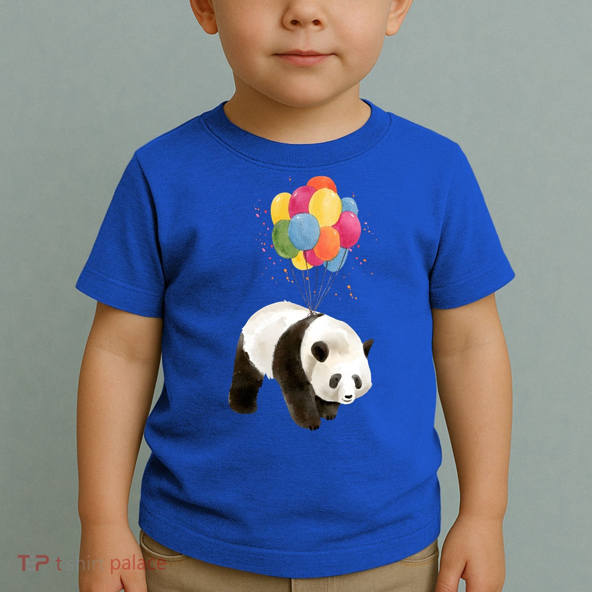 Happy Celebration Panda Balloon Toddler T-Shirt