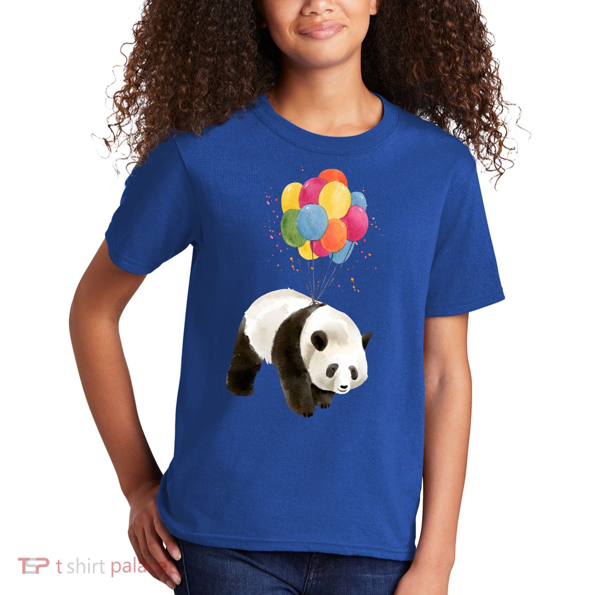 Happy Celebration Panda Balloon Kids T-Shirt