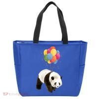 Happy Celebration Panda Balloon Tote Bag thumb 0