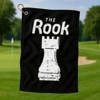 Halloween Chess Piece The Rook Matching Costume Golf Towel thumb 1