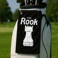Halloween Chess Piece The Rook Matching Costume Golf Towel thumb 2