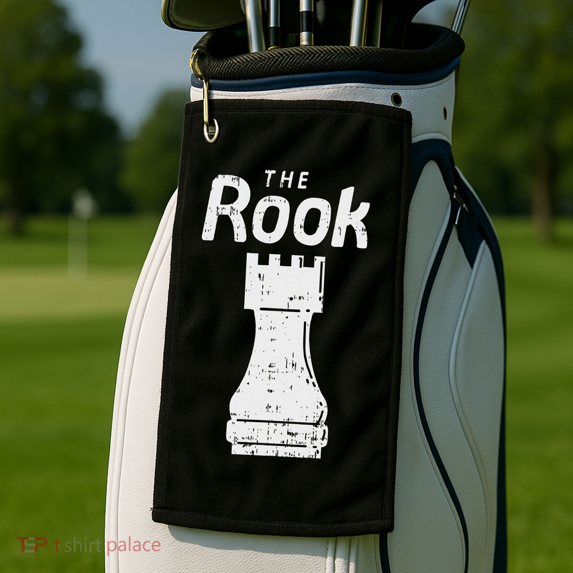 Halloween Chess Piece The Rook Matching Costume Golf Towel