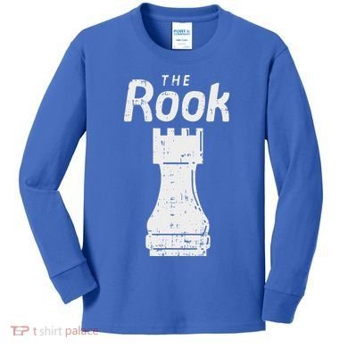 Halloween Chess Piece The Rook Matching Costume Kids Long Sleeve Shirt