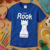Halloween Chess Piece The Rook Matching Costume Kids T-Shirt thumb 3